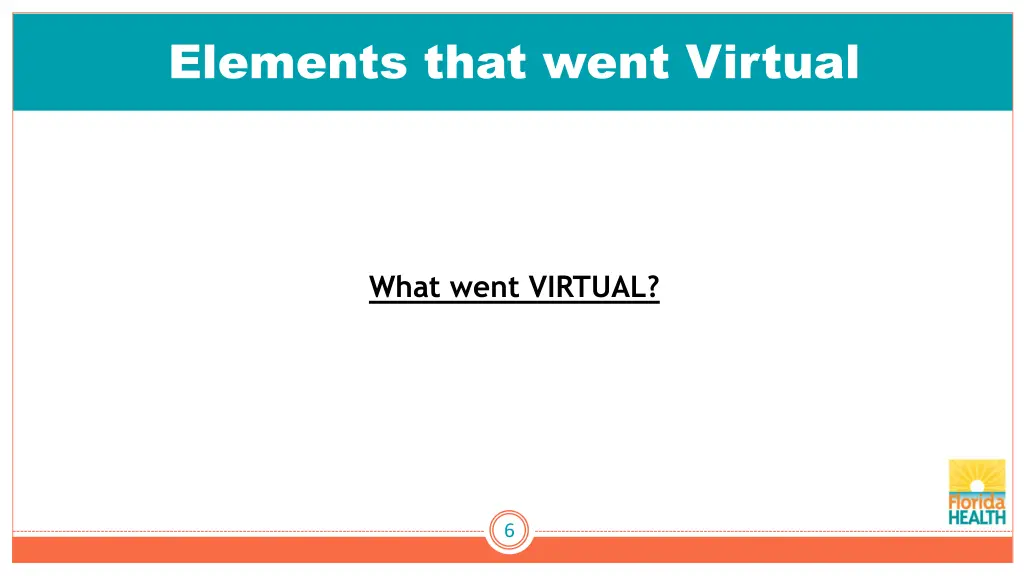 elements that went virtual