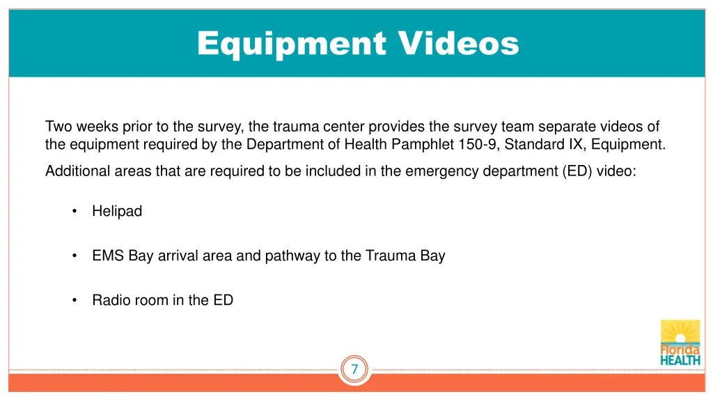 equipment videos