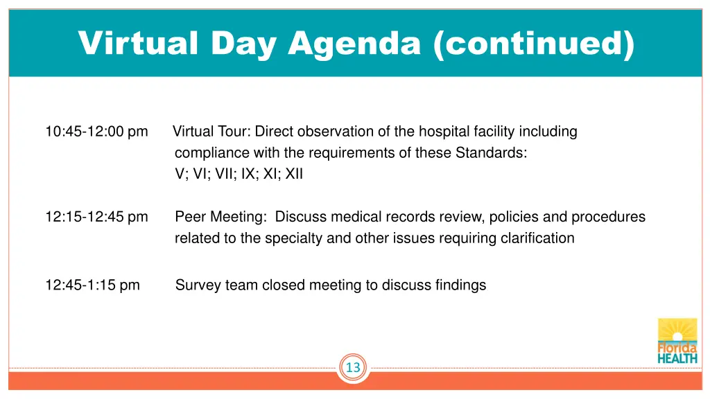 virtual day agenda continued 1