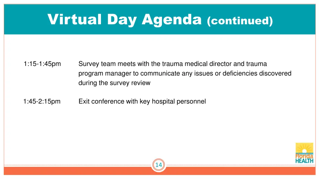 virtual day agenda continued 2