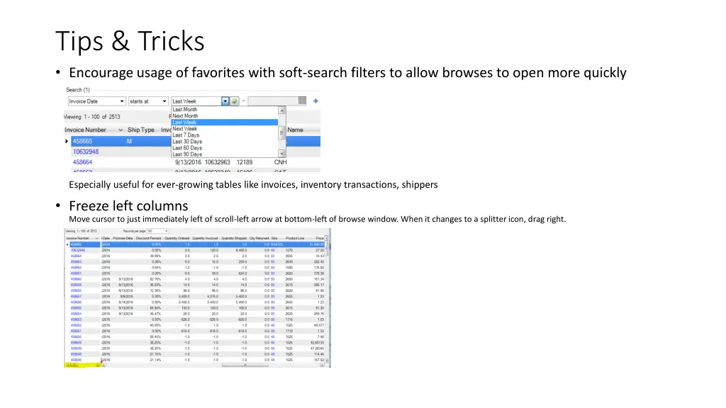 tips tricks encourage usage of favorites with
