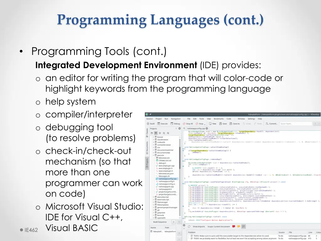 programming languages cont 9