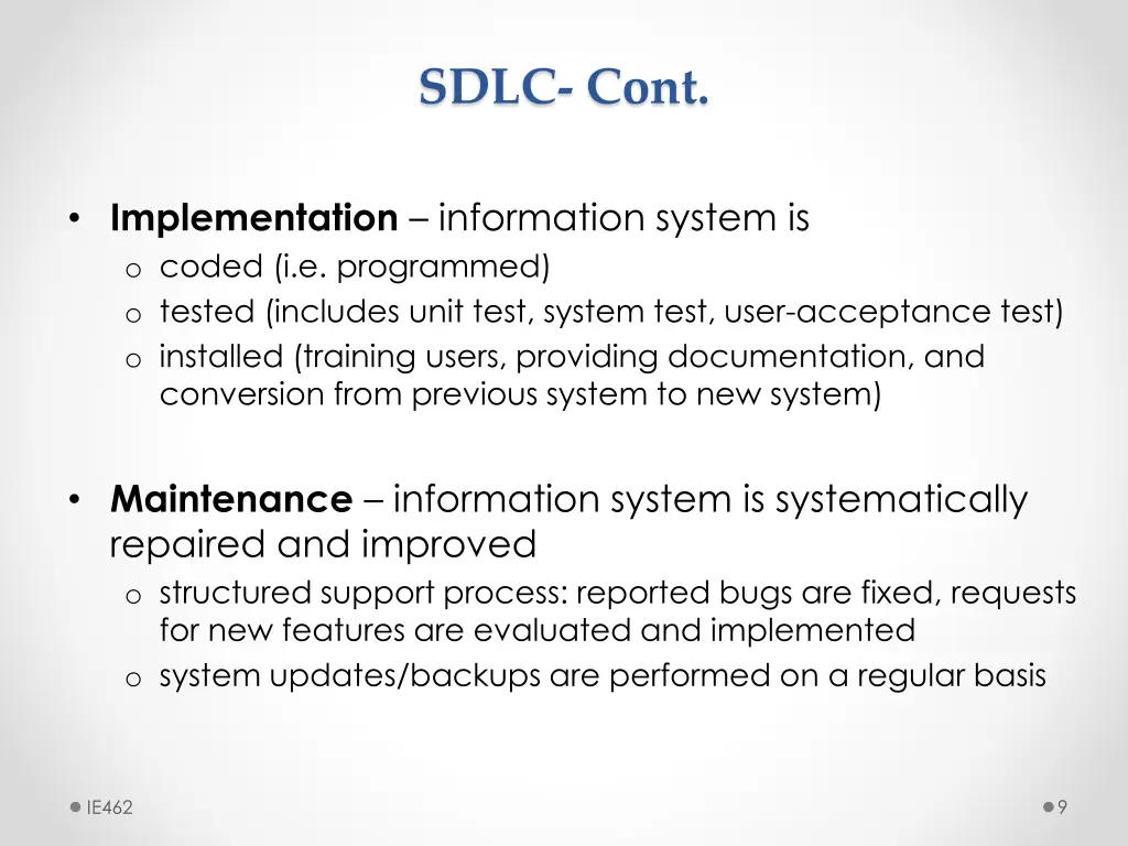 sdlc cont 4
