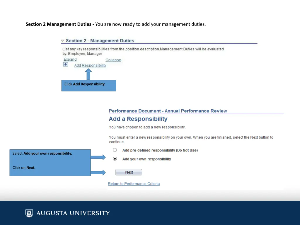 section 2 management duties you are now ready