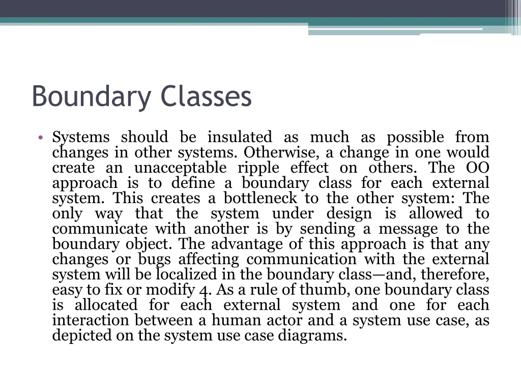 boundary classes