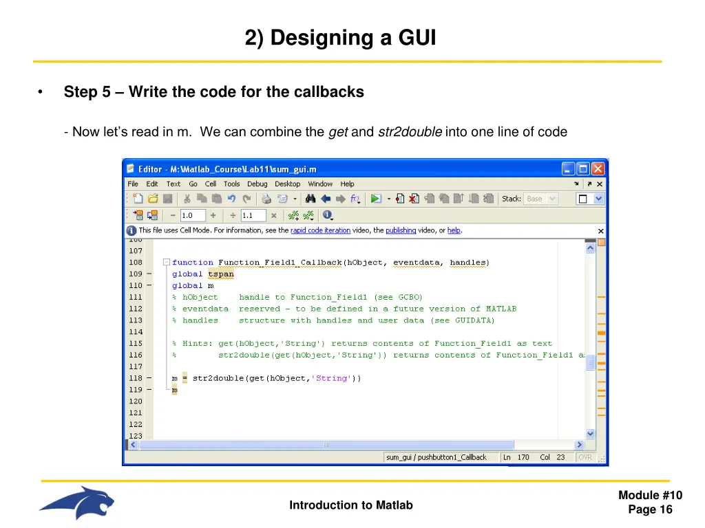 2 designing a gui 11