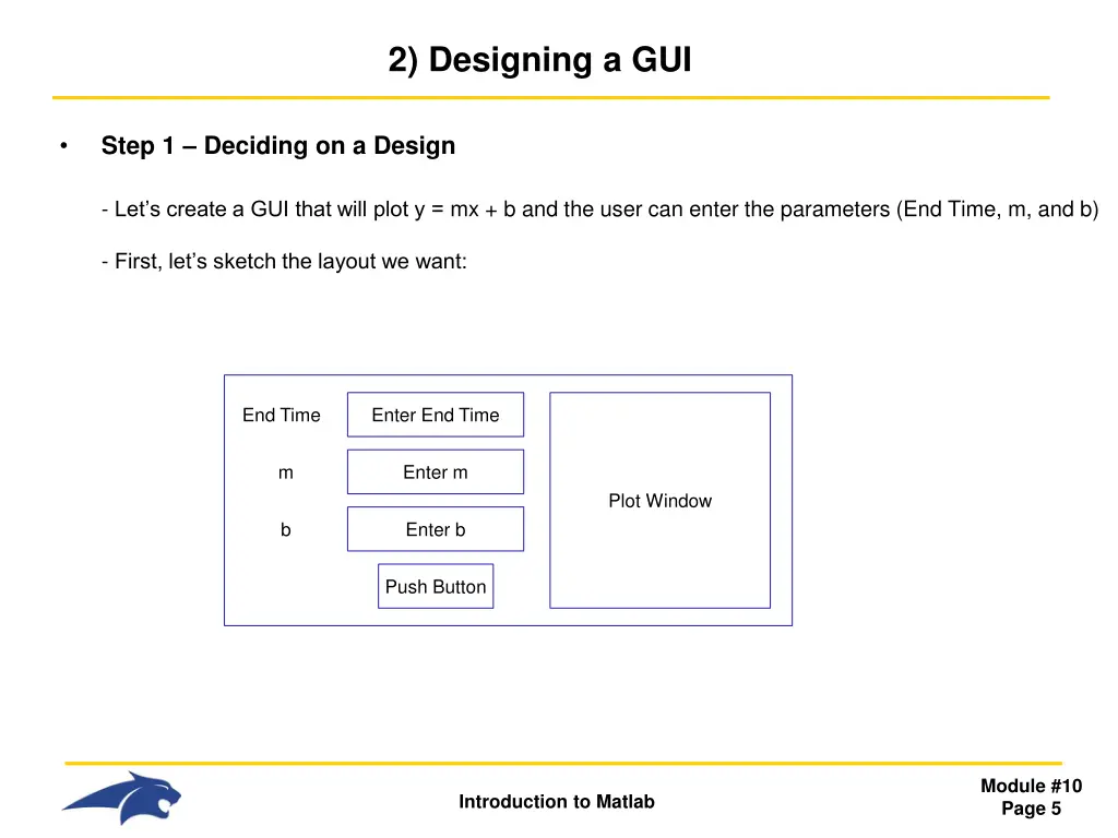 2 designing a gui
