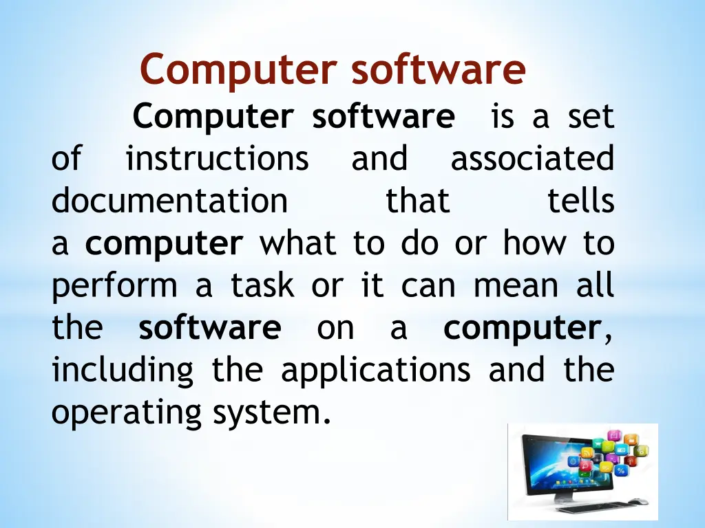 computer software computer software