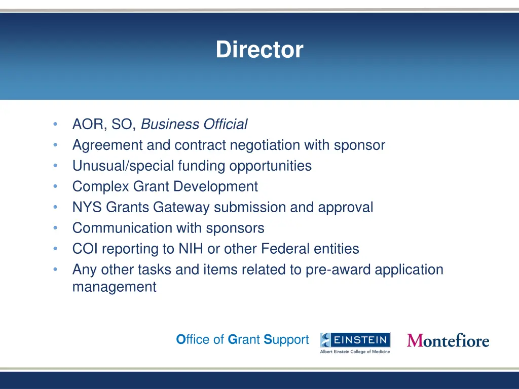 director