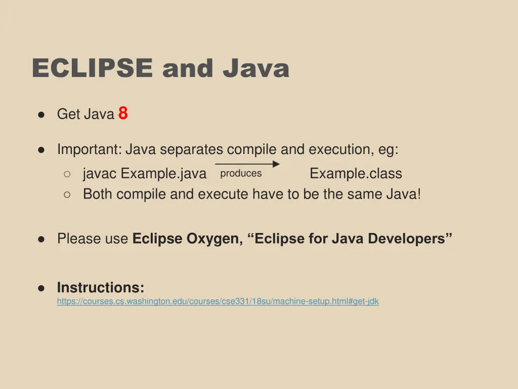 eclipse and java
