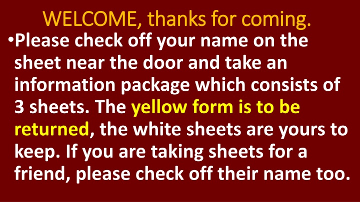 welcome thanks for coming welcome thanks