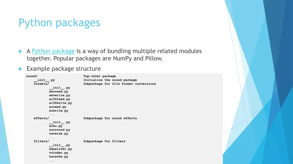 python packages