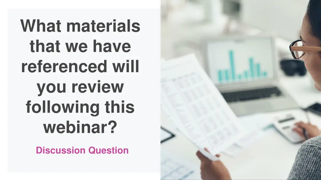 what materials that we have referenced will