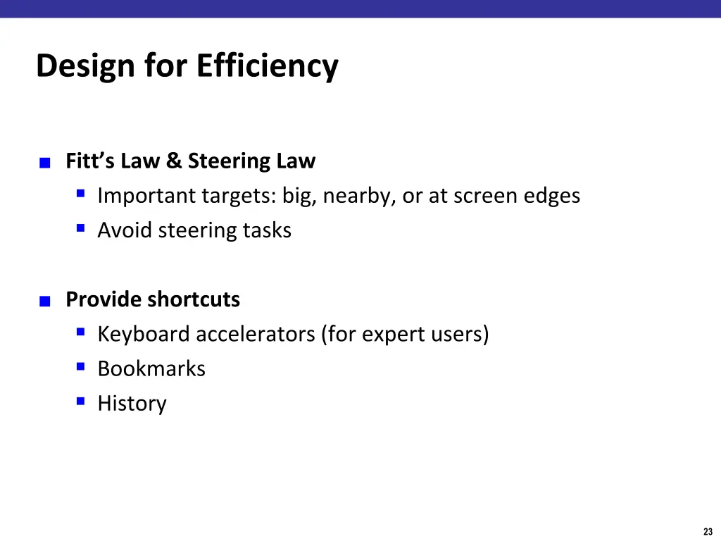 design for efficiency