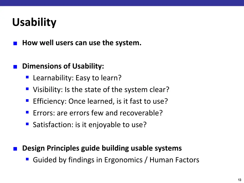 usability