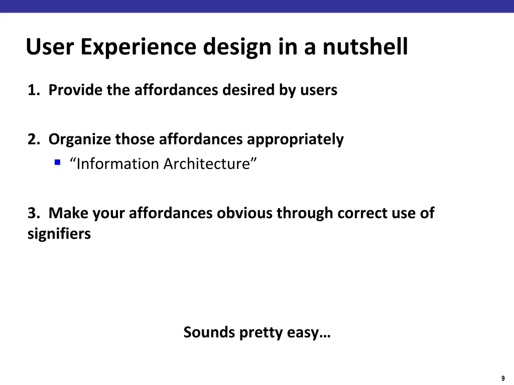 user experience design in a nutshell