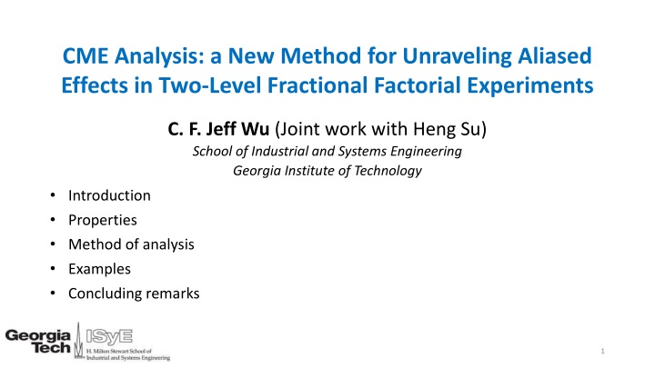 cme analysis a new method for unraveling aliased