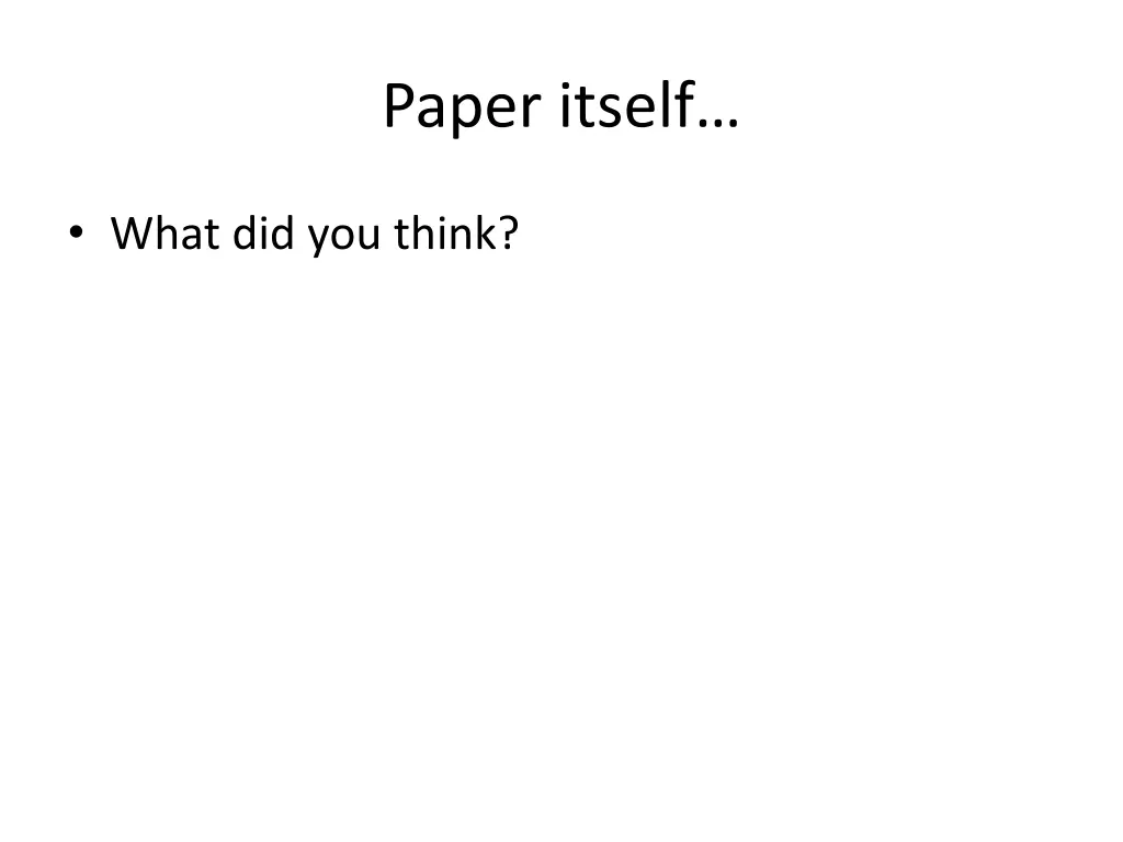 paper itself