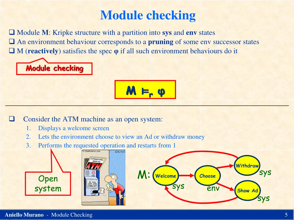 module checking