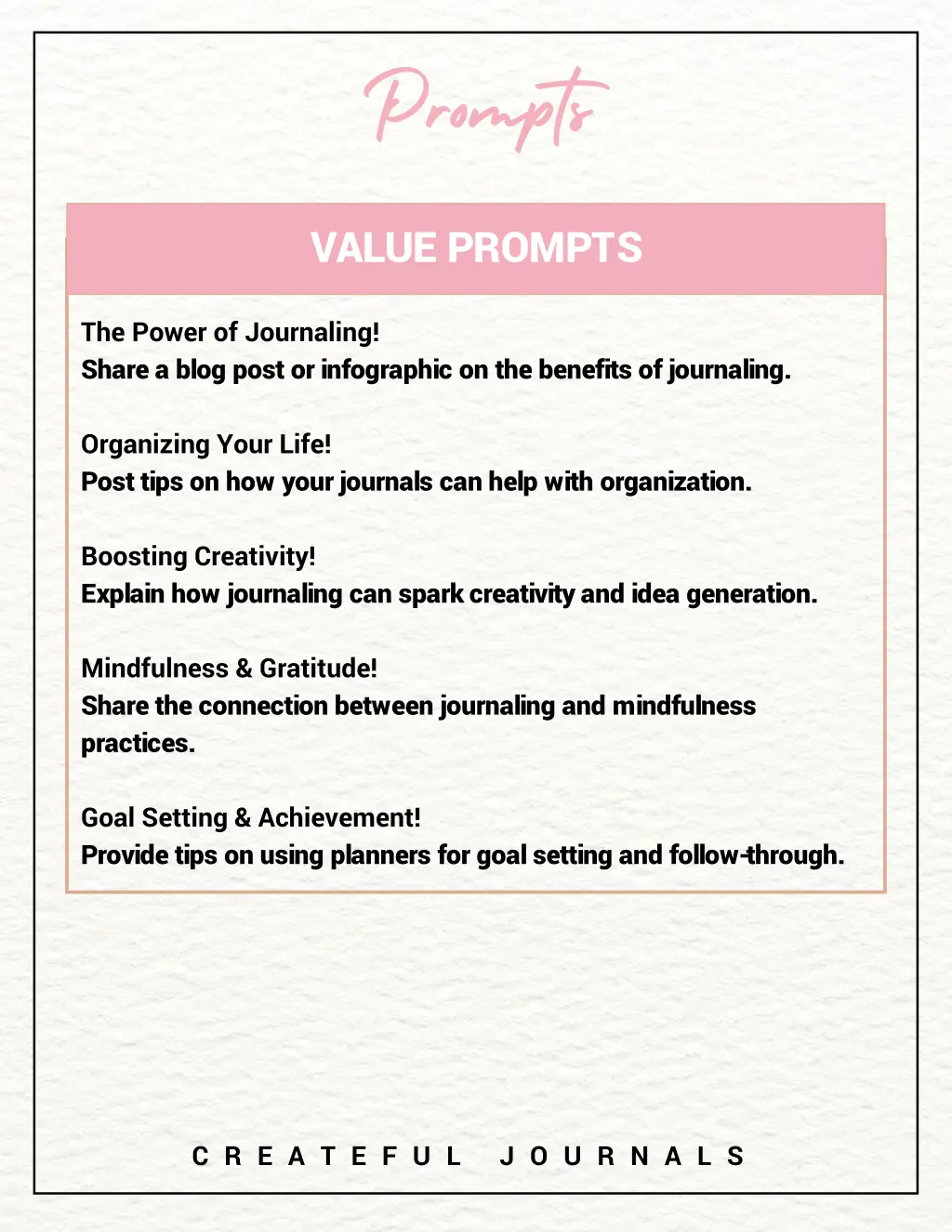 value prompts