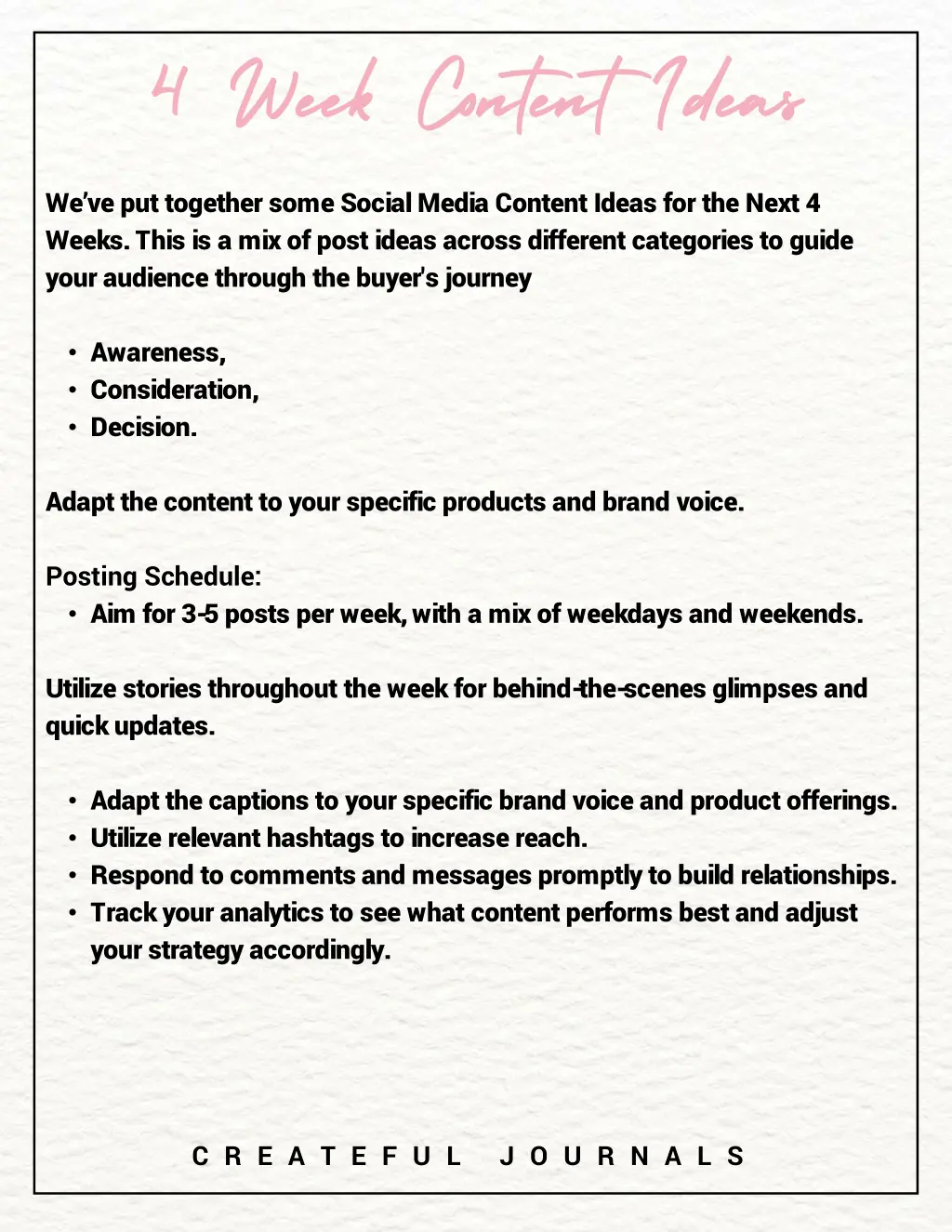 we ve put together some social media content