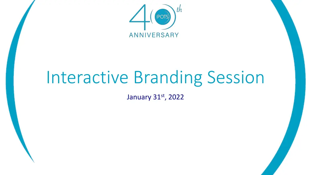 interactive branding session