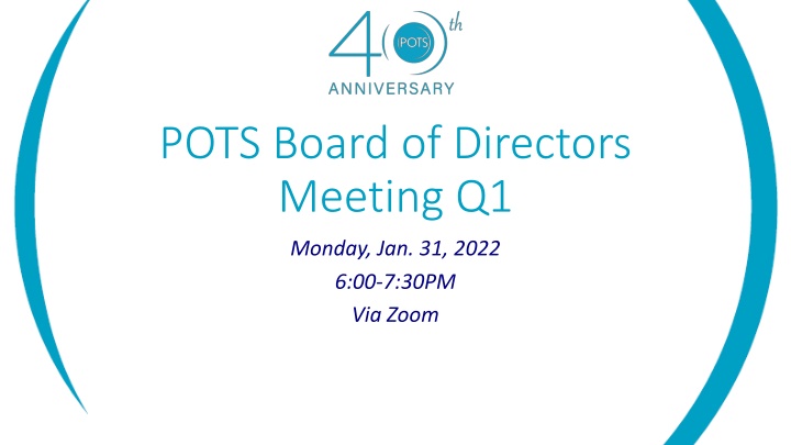 pots board of directors meeting q1