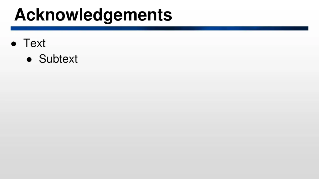 acknowledgements