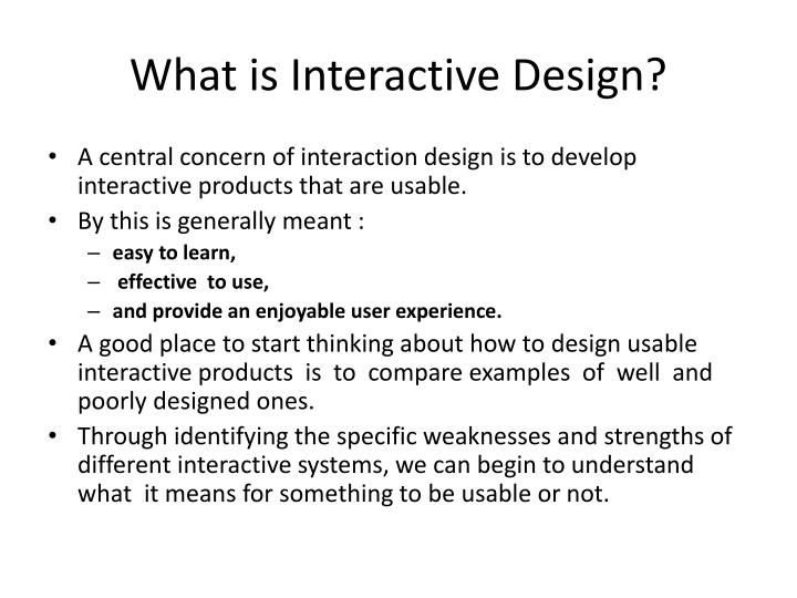 what is interactive design