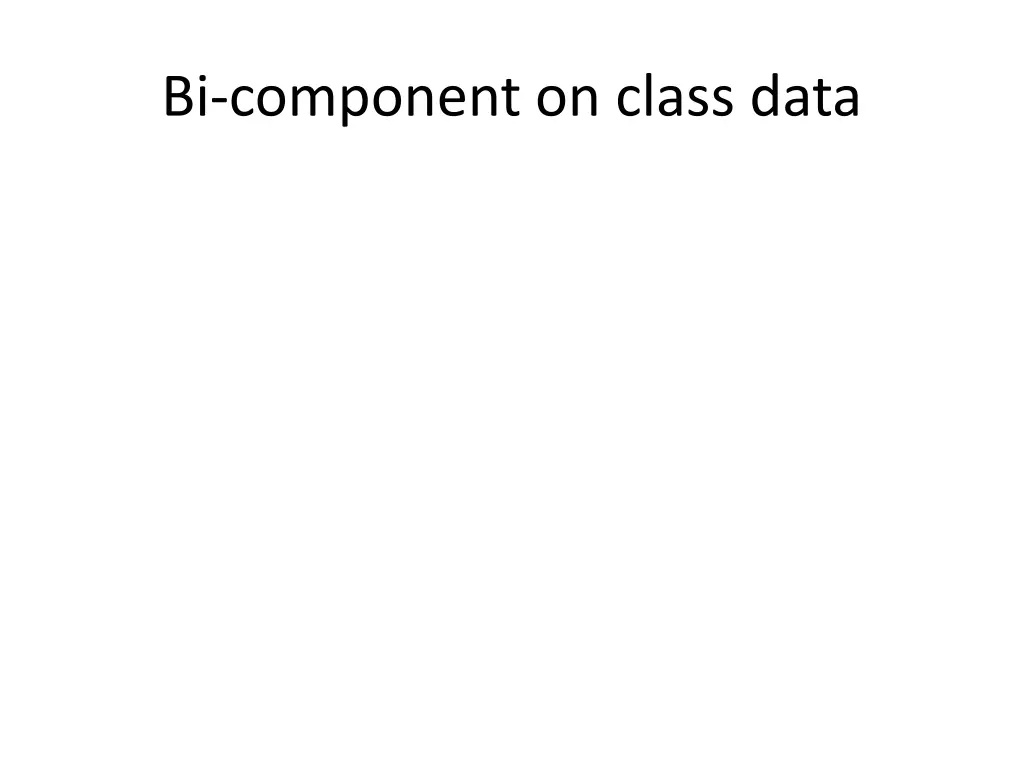 bi component on class data