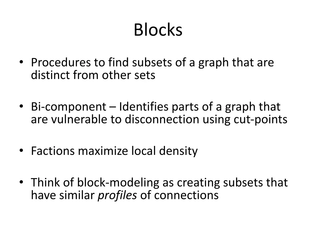 blocks