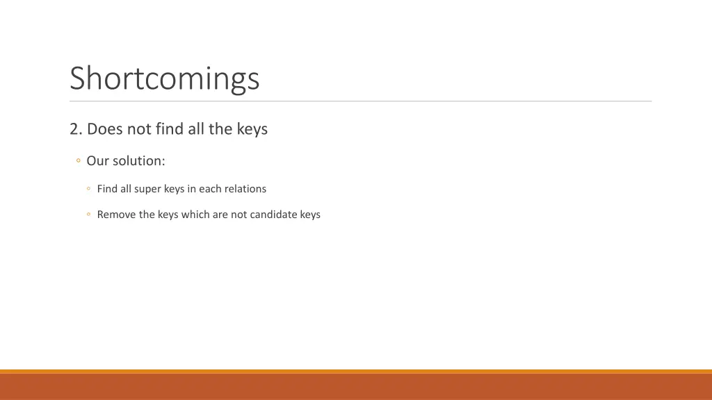 shortcomings 1