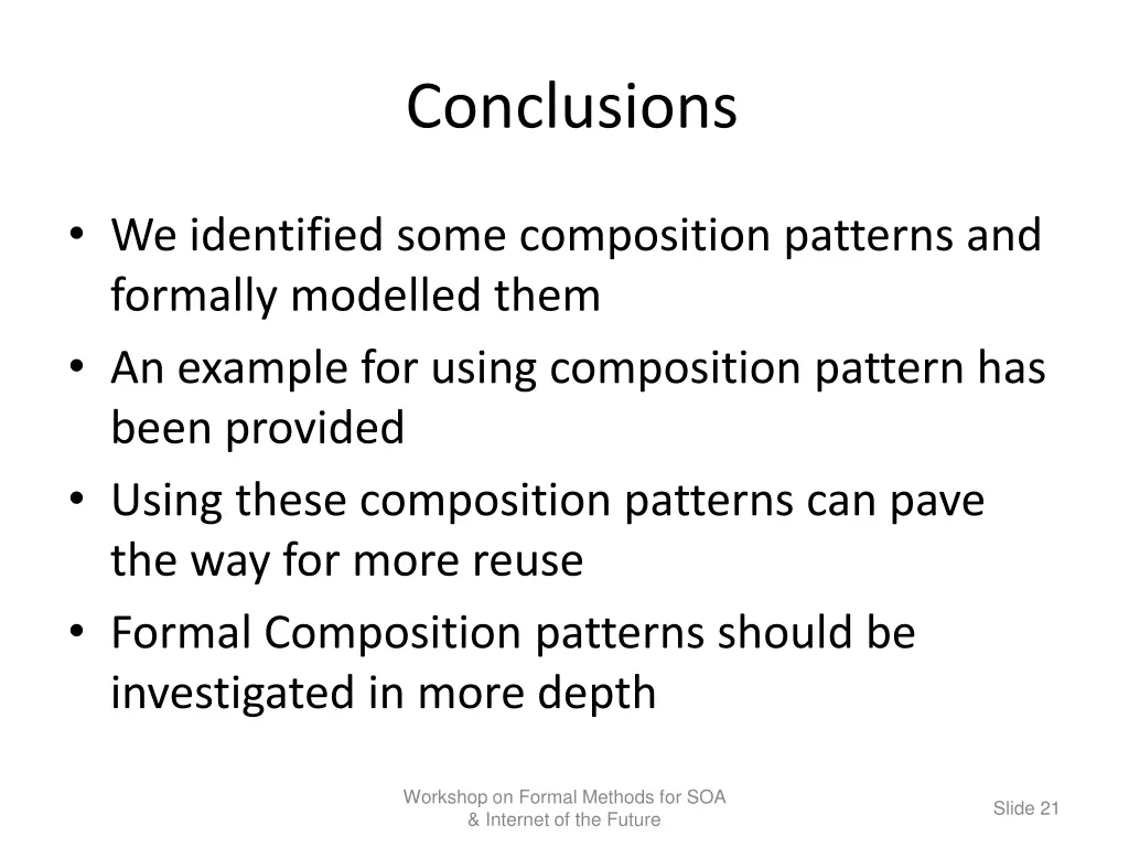 conclusions