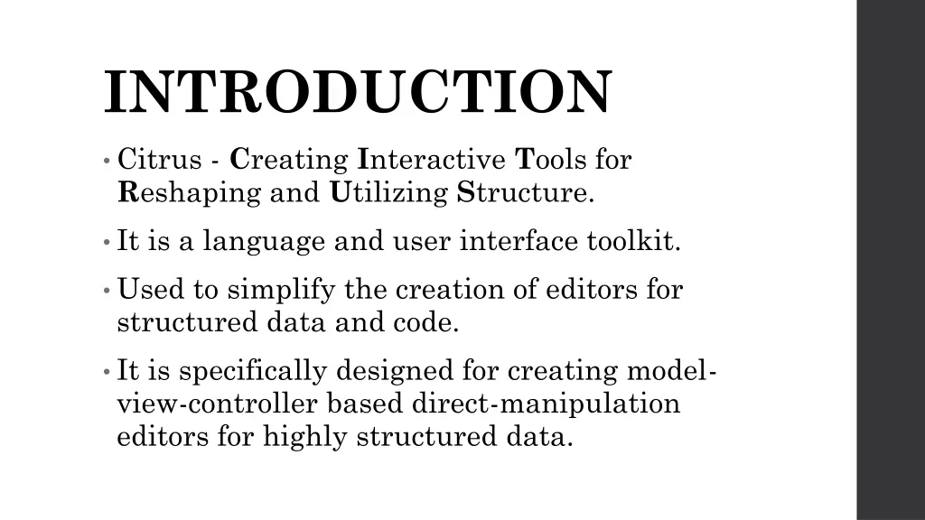 introduction