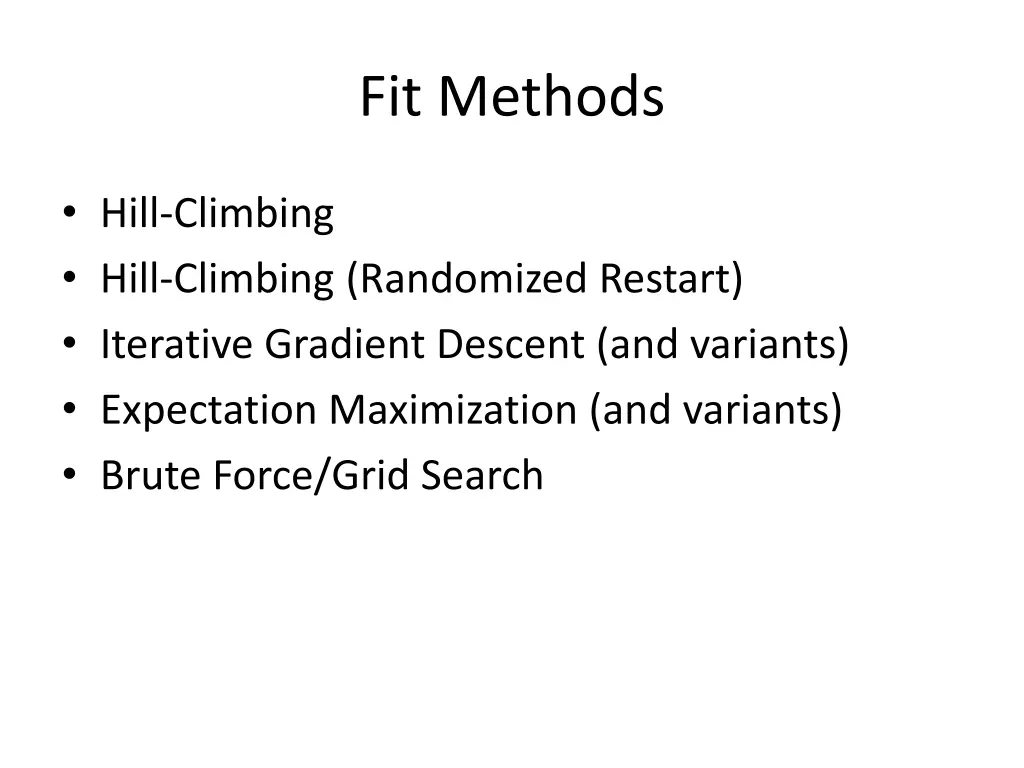 fit methods 1