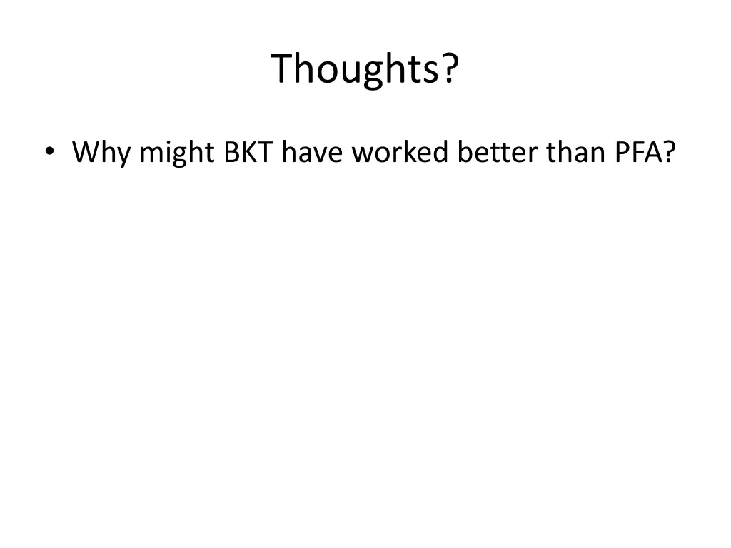 thoughts