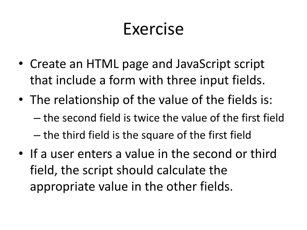 exercise