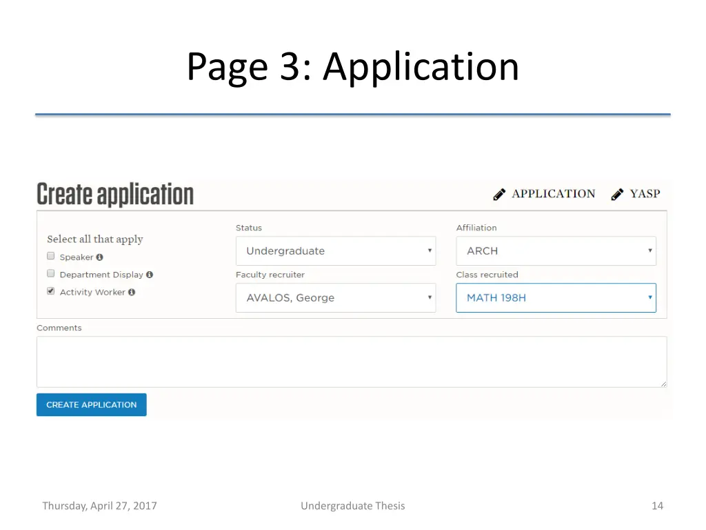 page 3 application