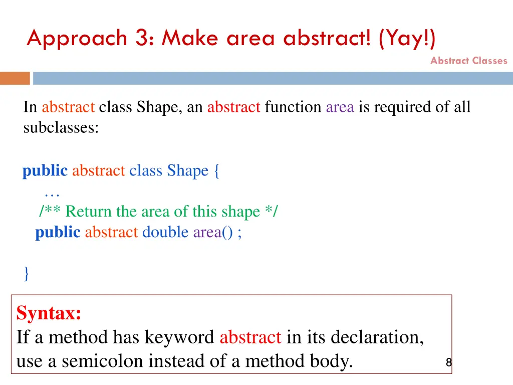 approach 3 make area abstract yay