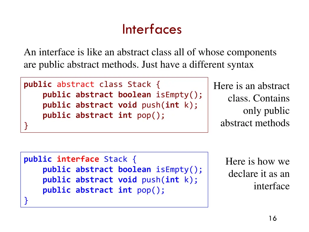 interfaces 1