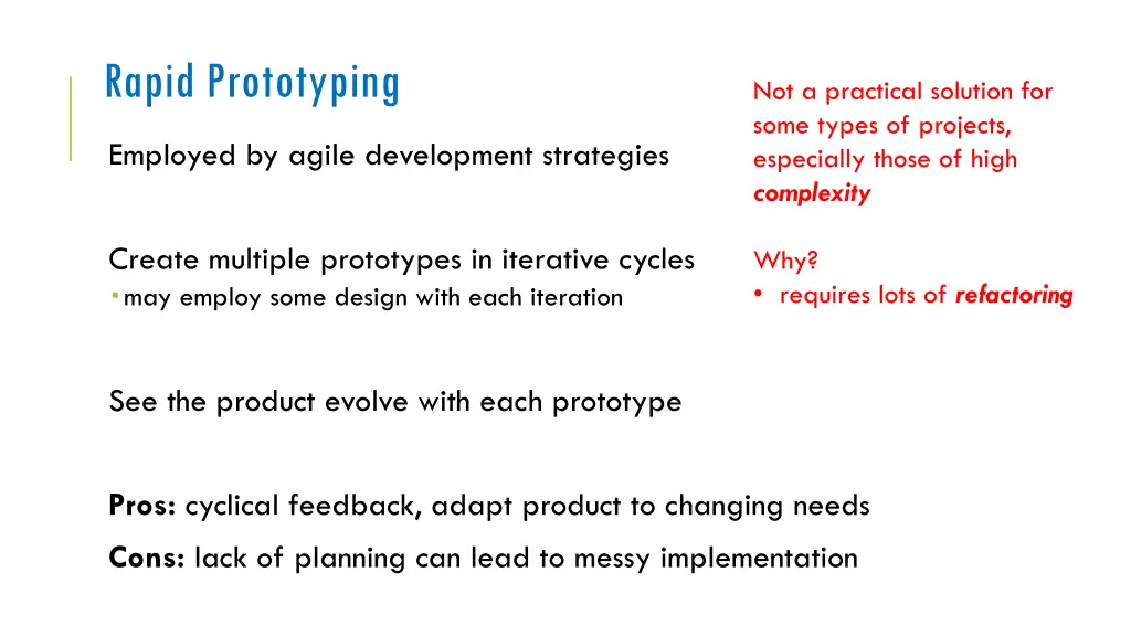 rapid prototyping