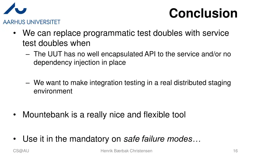 conclusion