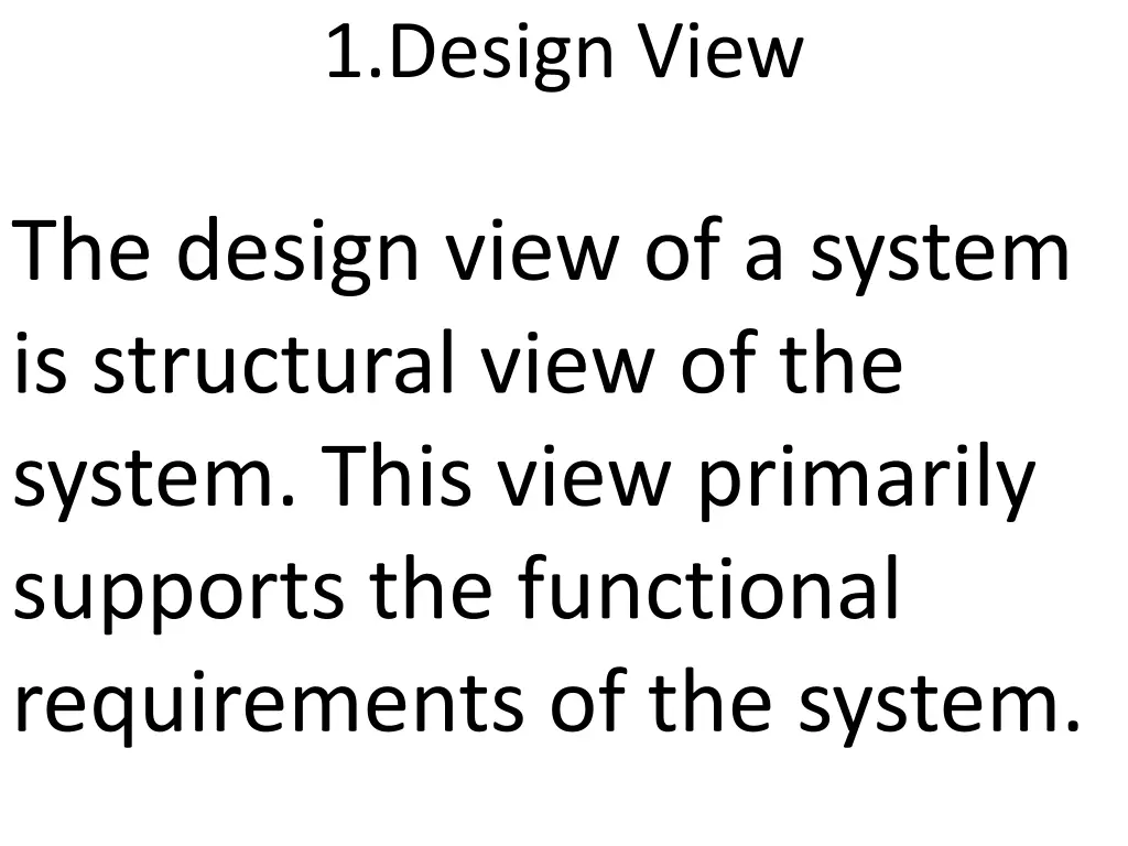 1 design view
