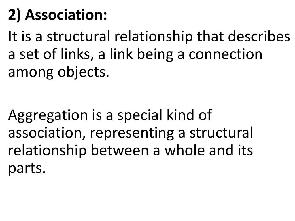 2 association it is a structural relationship