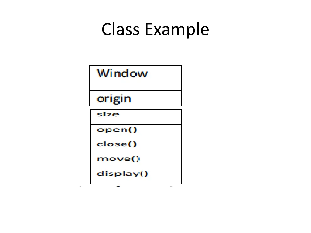 class example