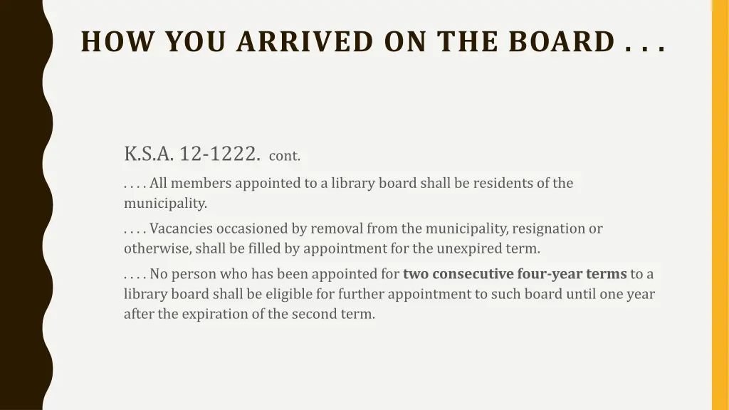 how you arrived on the board 2