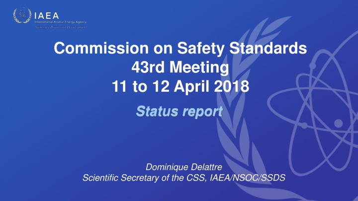 commission on safety standards 43rd meeting
