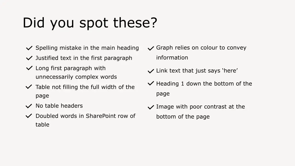 did you spot these
