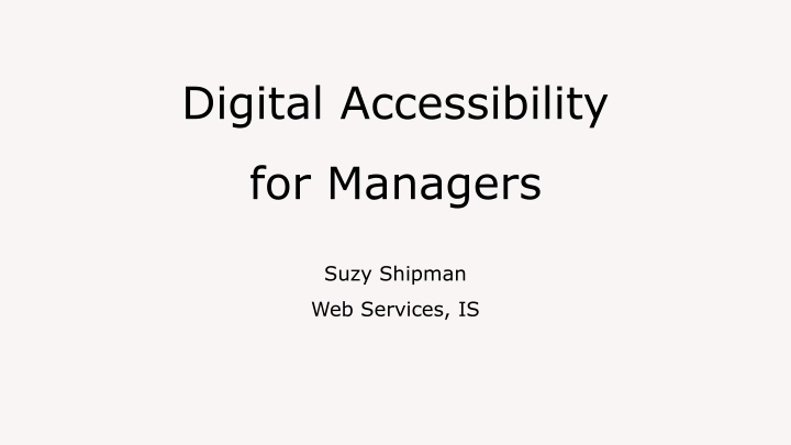 digital accessibility