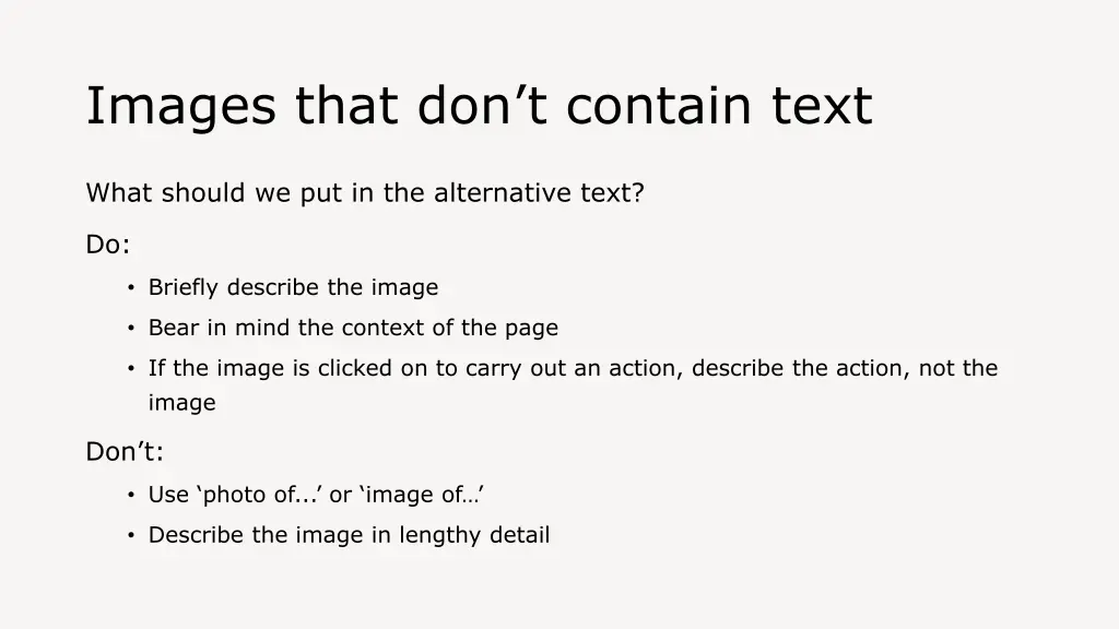 images that don t contain text